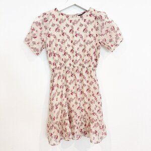 Sofie Schnoor Girls Floral Blooms Dress Boho Cottage Peasant Bohemian Tan Size 8